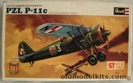 Revell 1/72 PZL P-11C - Japan Issue, H649 plastic model kit